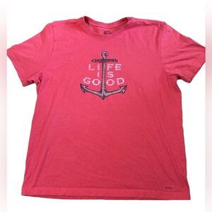 Life is Good Anchor Tshirt